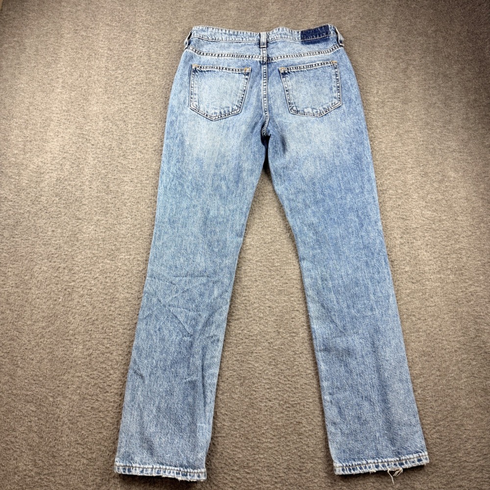 Aeropostale Aero Boyfriend Distressed Light Wash Button Fly Denim Jeans 00‎ Reg - Picture 3 of 14